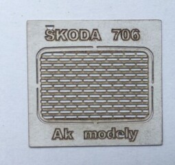 Laserový doplněk - Mřížka chladiče Škoda 706 bílá-AK-modely 